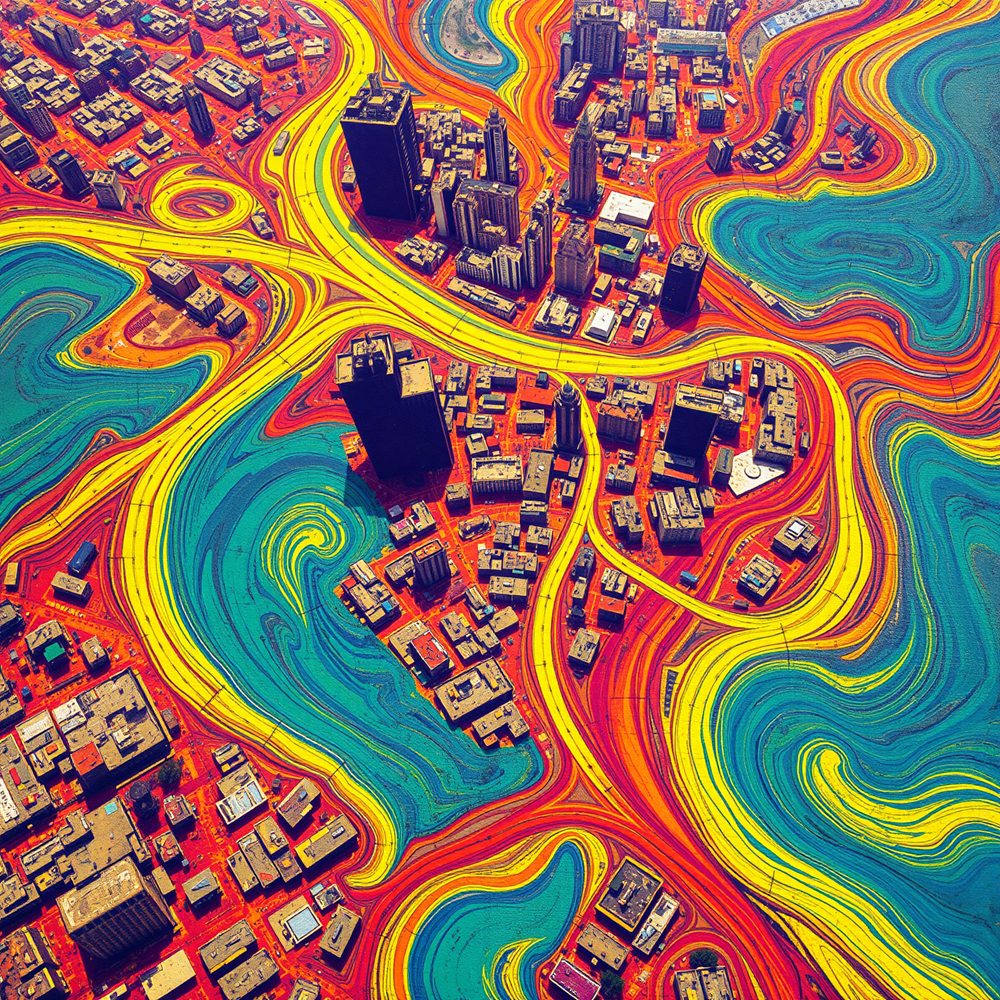 Skyline in Technicolor view 2