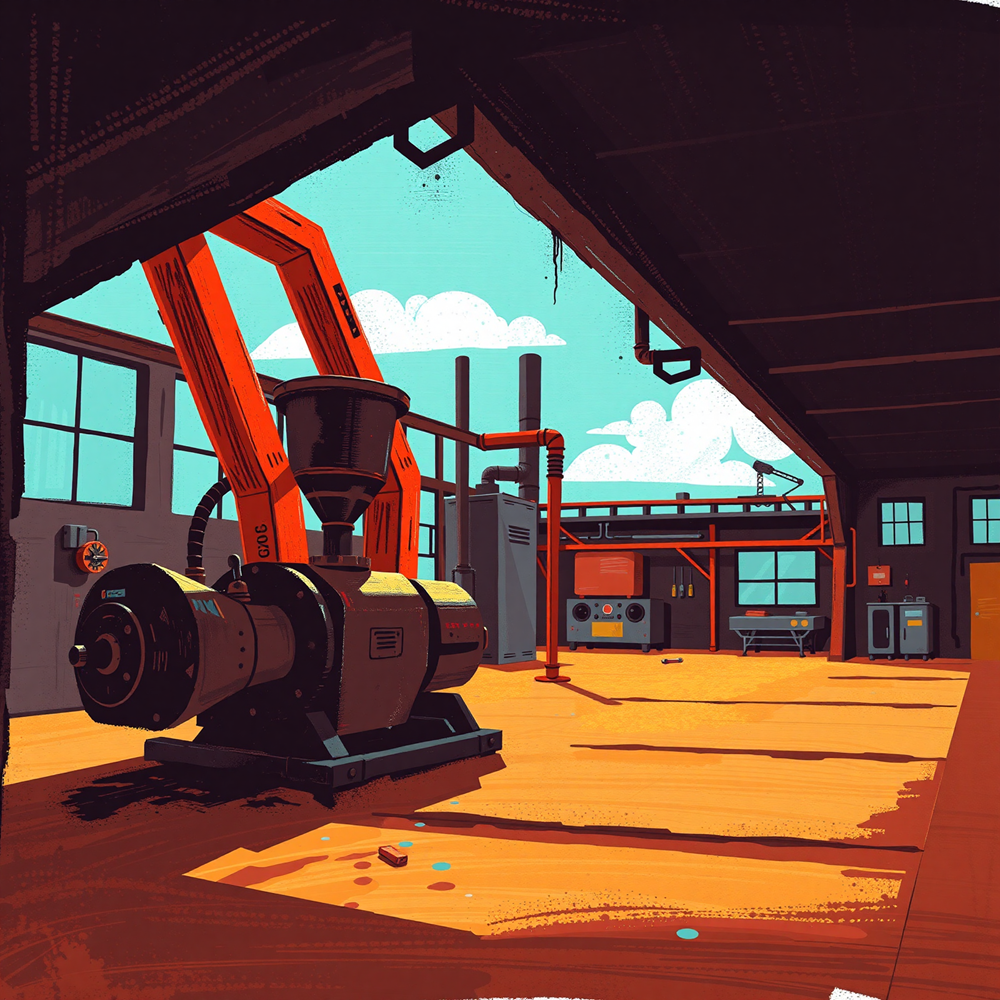 Industrial Workshop Scene view 2