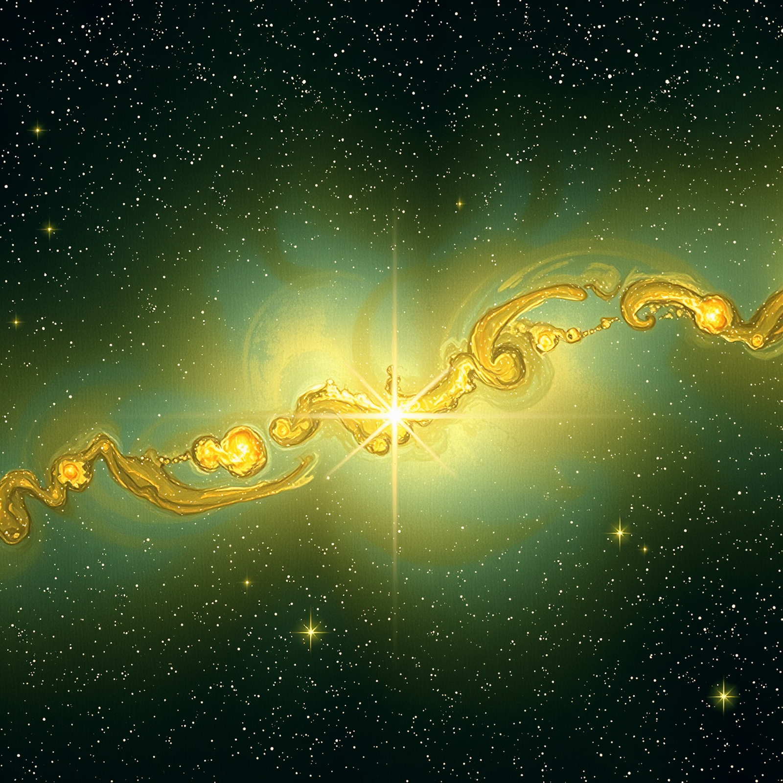 Cosmic Ribbon of Light view 2