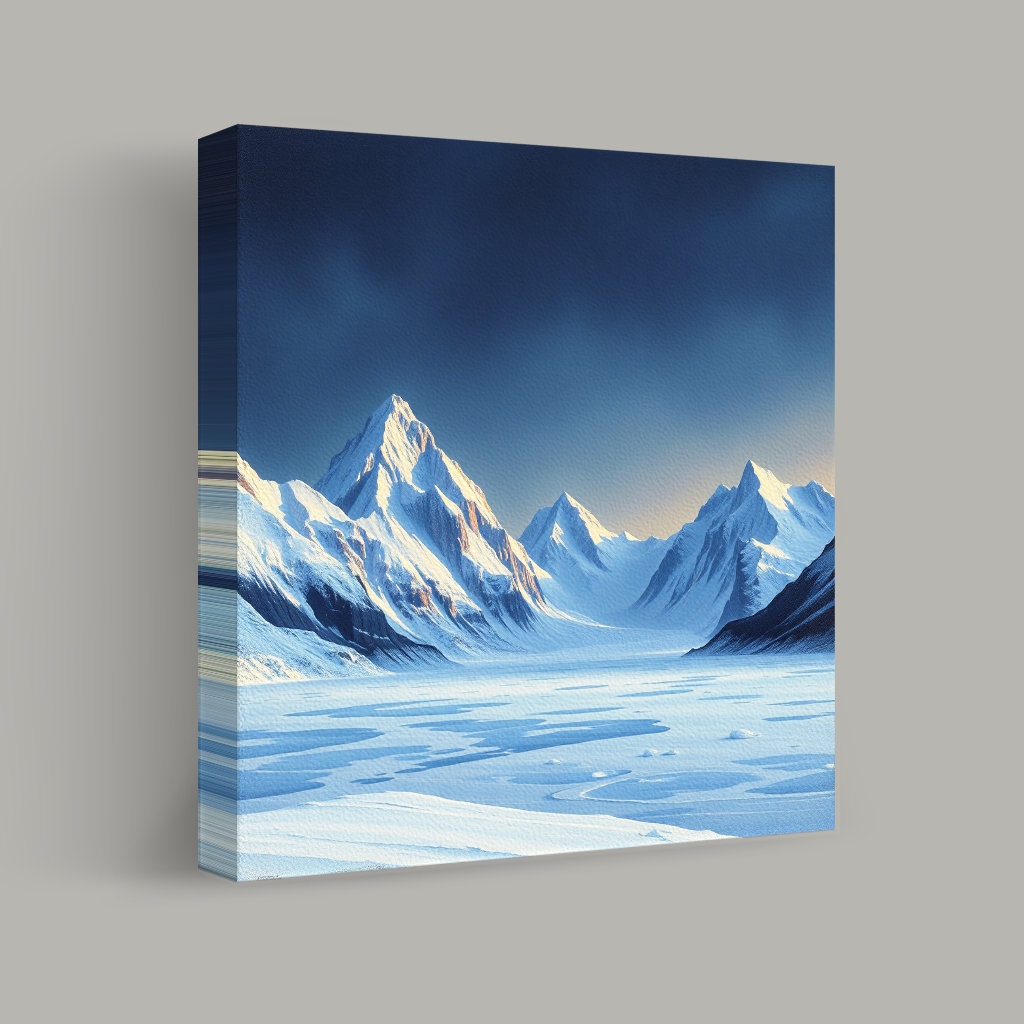 Serenity of the Frozen Peaks view 1