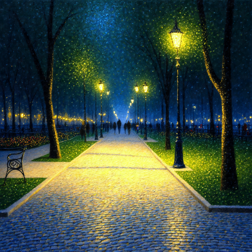Stroll Through the Luminous Park view 2