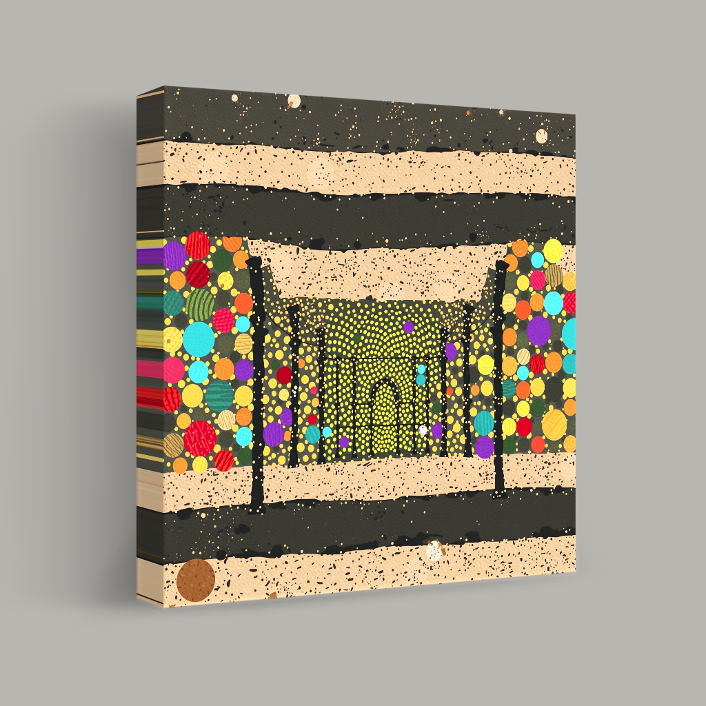 Celebration of Dots in a Midnight Sky view 1