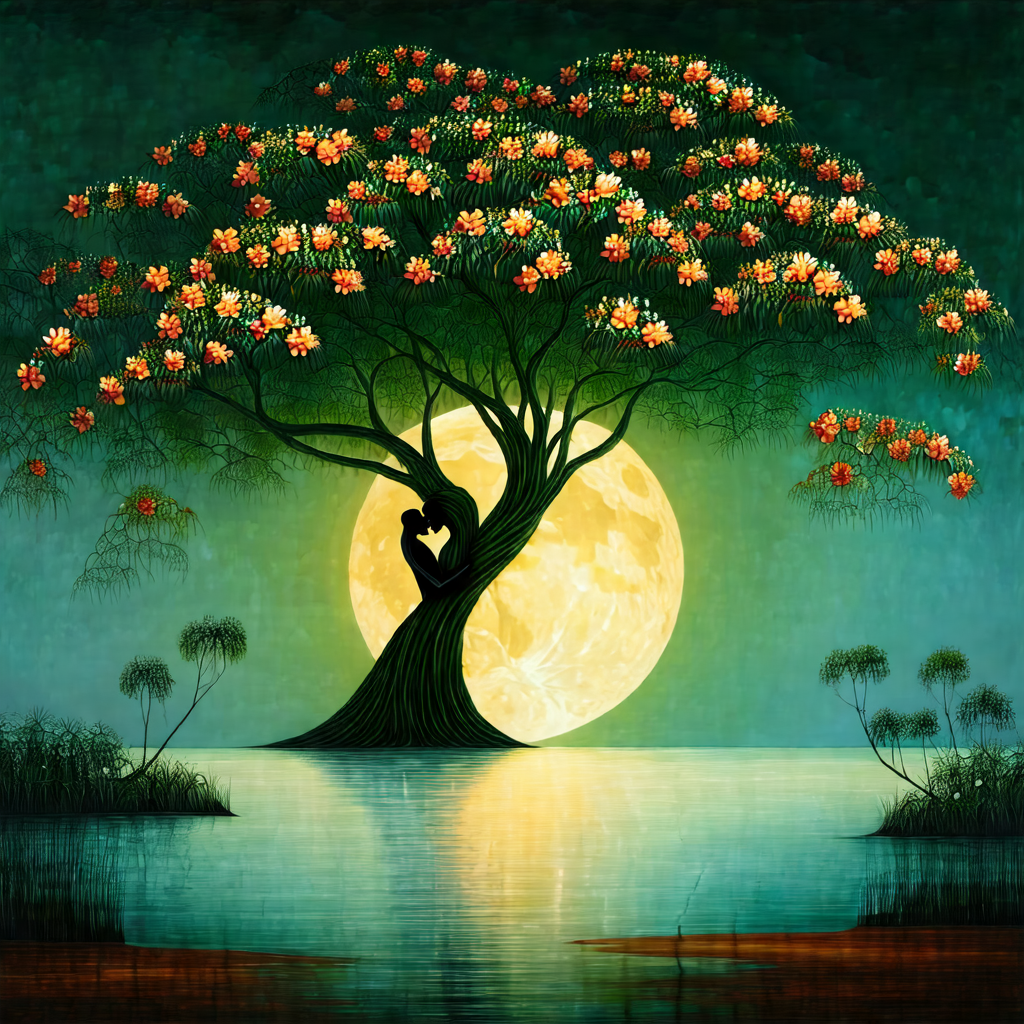 Whispers Beneath the Lunar Embrace view 2