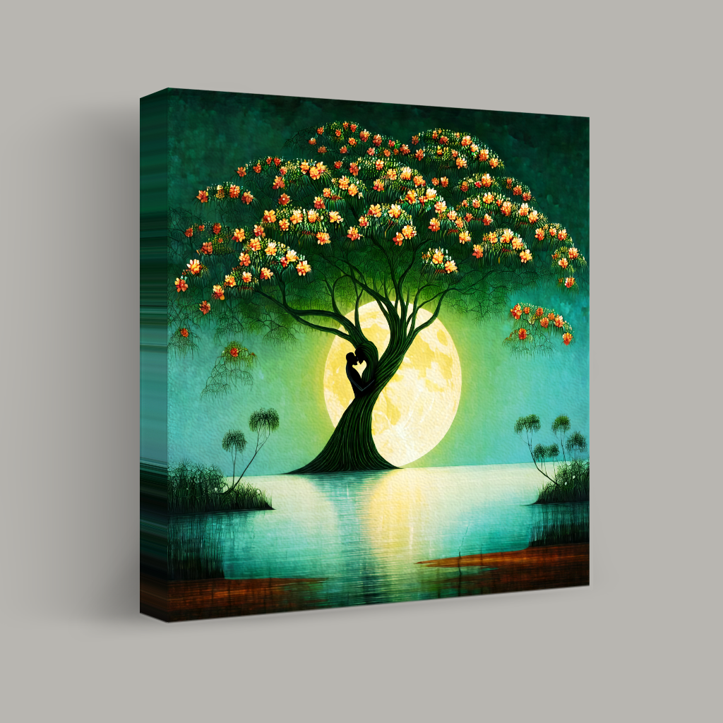 Whispers Beneath the Lunar Embrace view 1