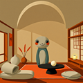 Serene Figurine in a Minimalist Room thumbnail 2