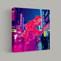 Neon Dragon in the Night Market thumbnail 1