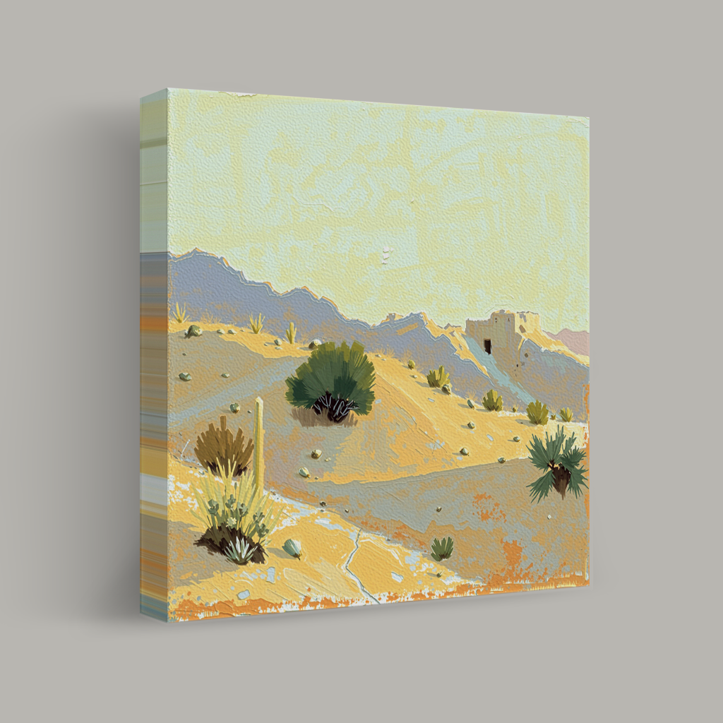 Desert Fortress and Sunlit Tones view 1