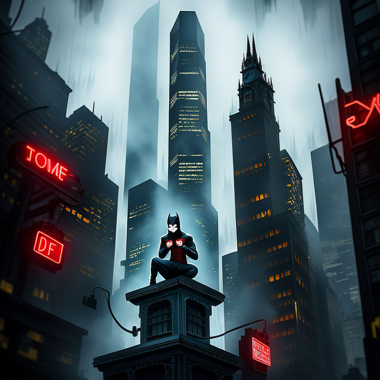 Guardian of the Neon City view 2