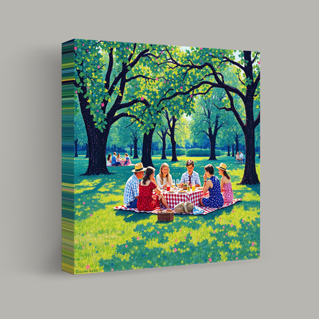 Afternoon in the Orchard view 1