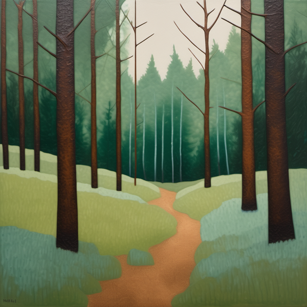 Pathway Through the Pines