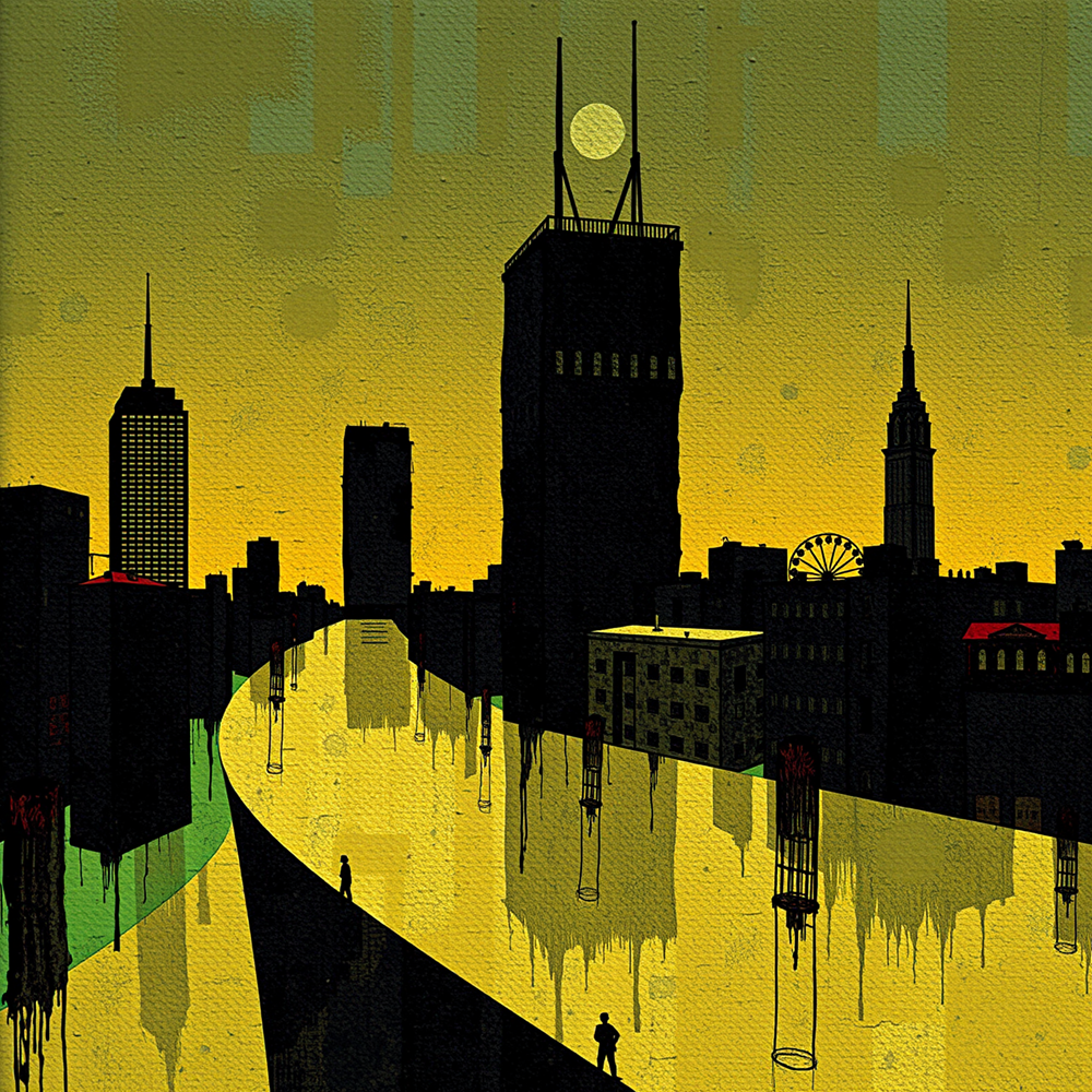 Shadows Over Neon Streets view 2