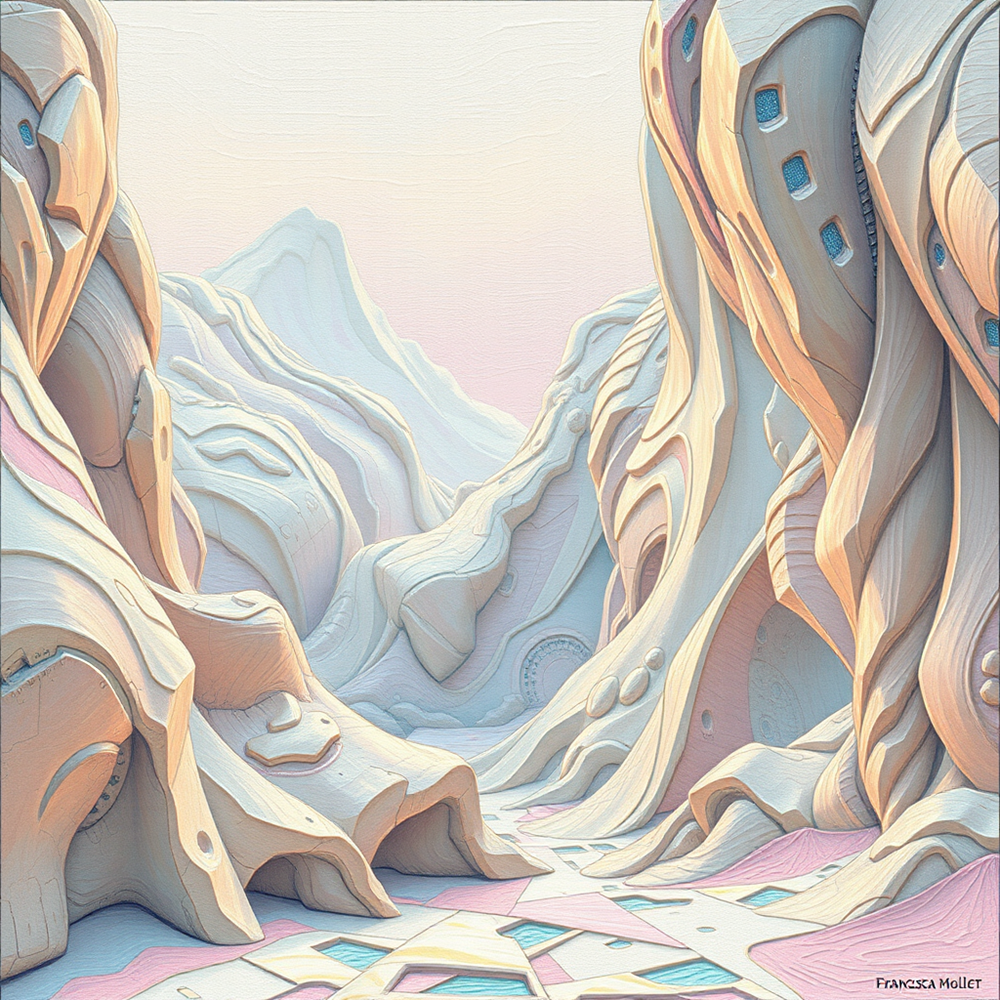 Whispers of the Abstract Canyon view 2