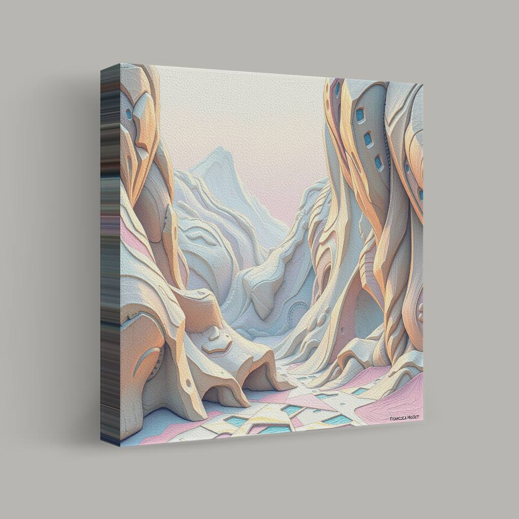 Whispers of the Abstract Canyon view 1