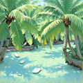 Tranquil Oasis Beneath the Palms thumbnail 2