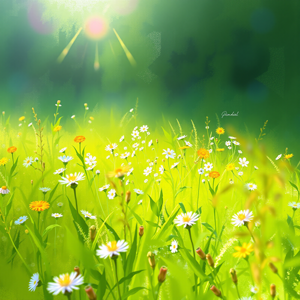 Sunlit Meadow Symphony