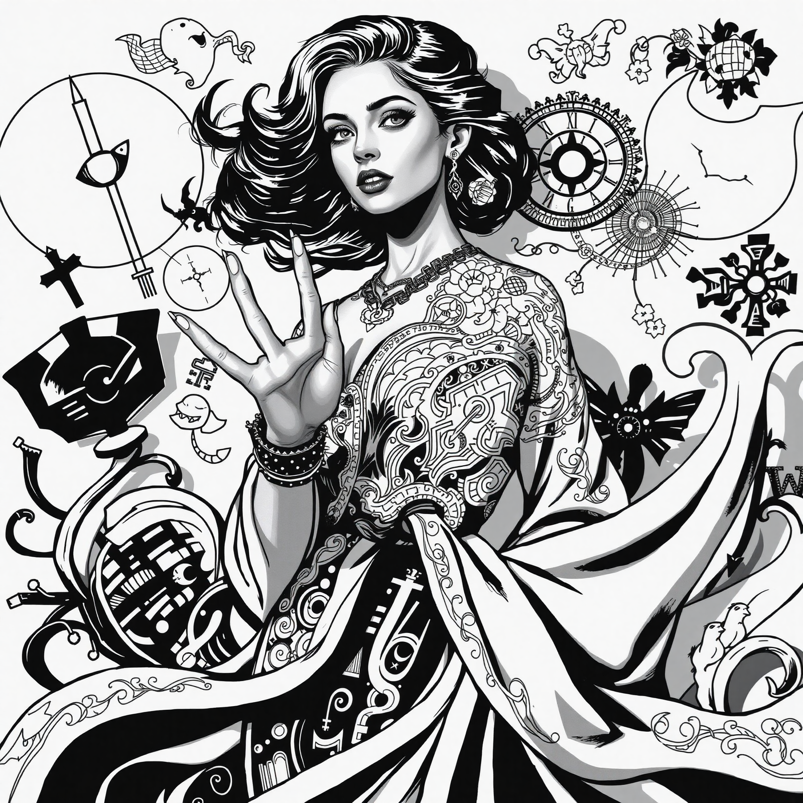 Interwoven Symbols view 2