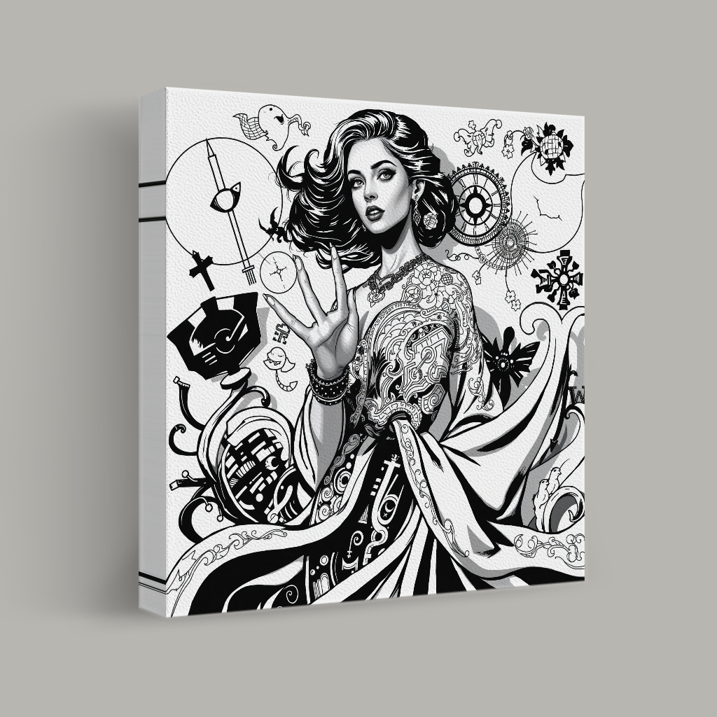 Interwoven Symbols view 1