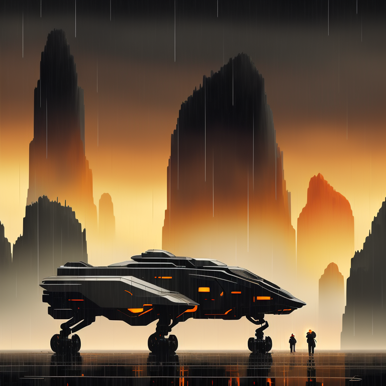 Twilight Landing on Distant Shores view 2