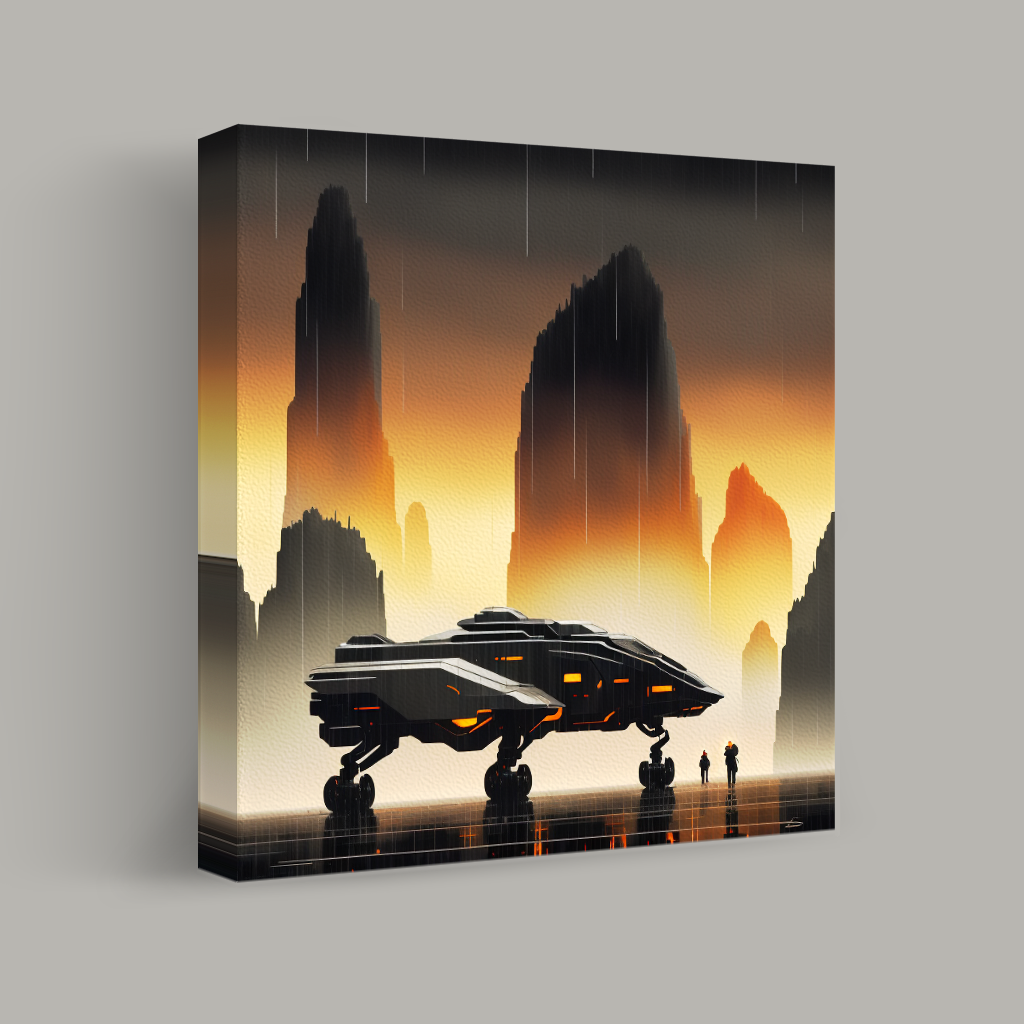 Twilight Landing on Distant Shores view 1