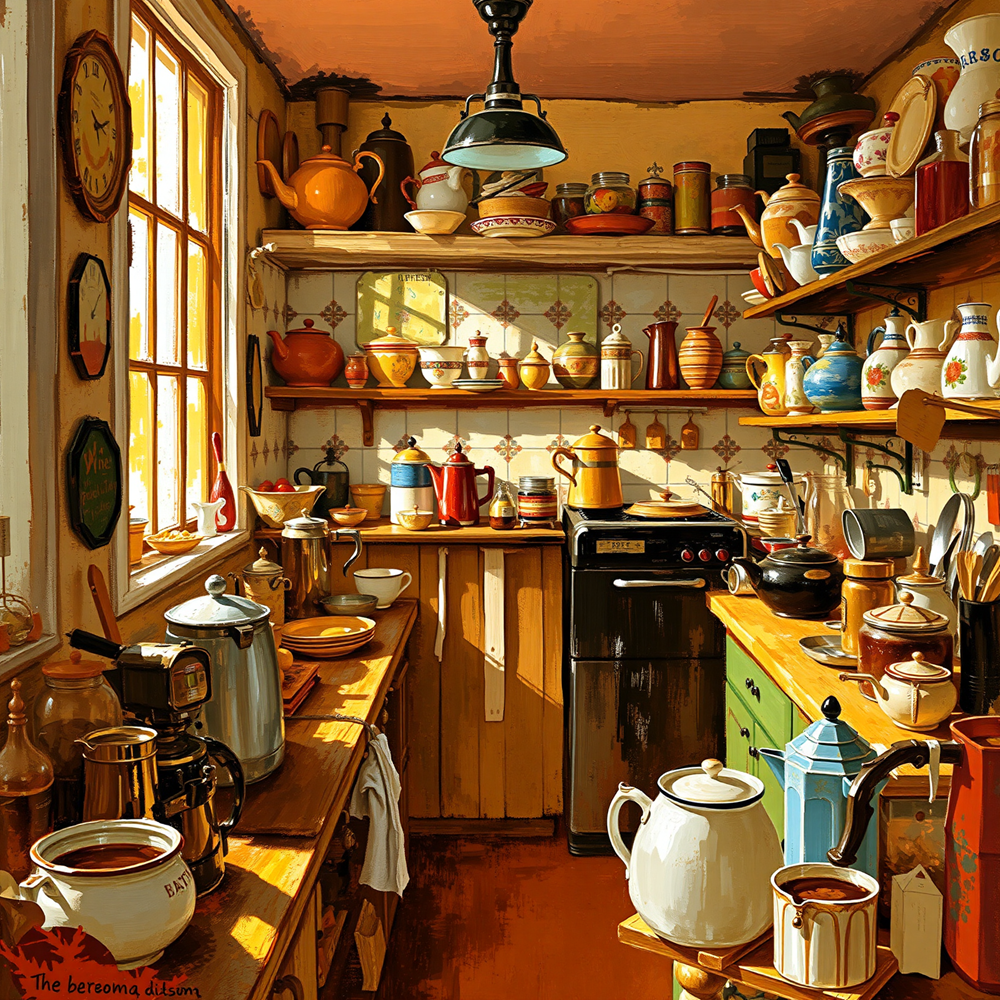 Nostalgic Kitchen Morning view 2