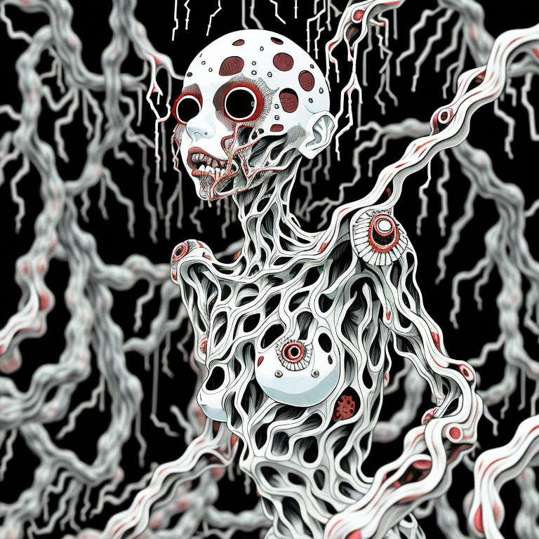 Woven Echoes of a Digital Specter view 2