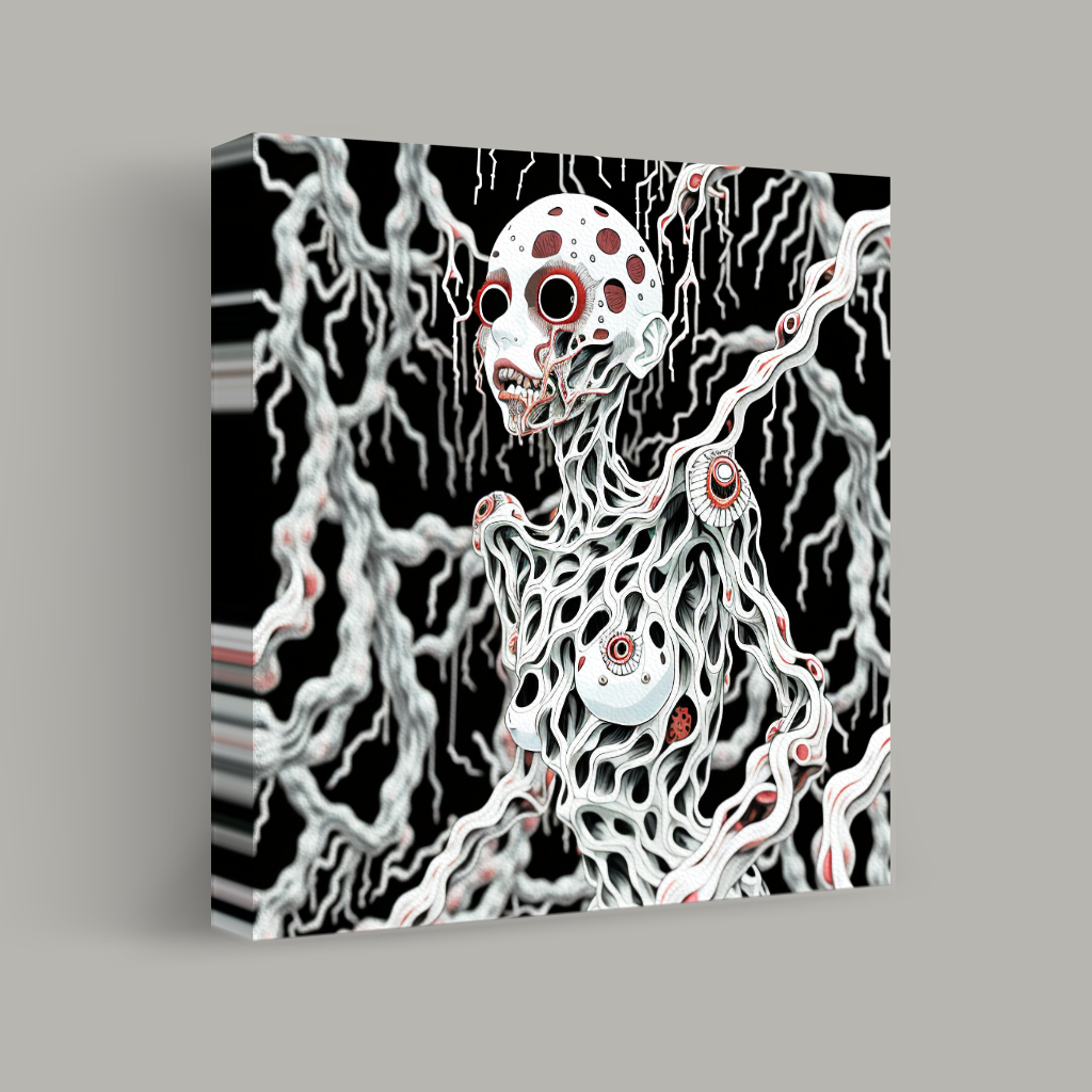 Woven Echoes of a Digital Specter view 1