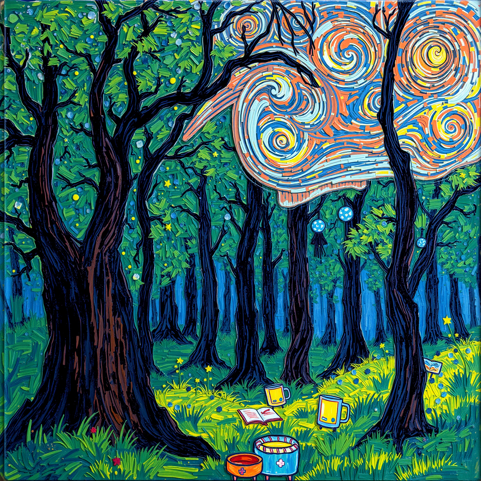 Whimsical Night in the Enchanted Forest view 2