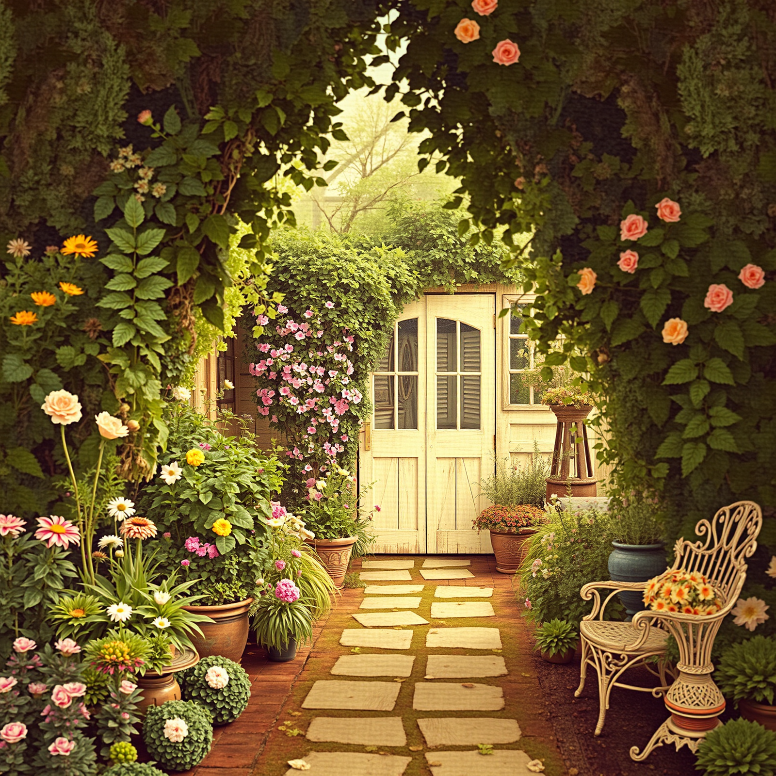 Enchanted Garden Pathway view 2