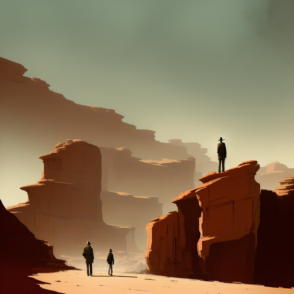 Shadows of the Desert Canyon view 2