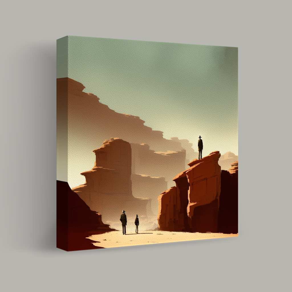 Shadows of the Desert Canyon view 1