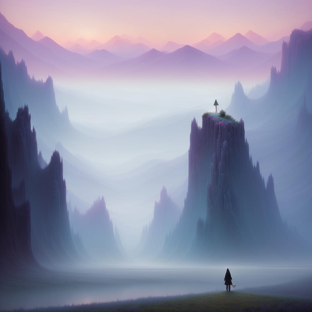 Journey Beyond the Misty Peaks view 2