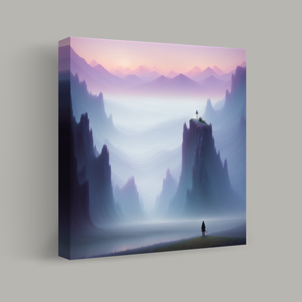 Journey Beyond the Misty Peaks view 1