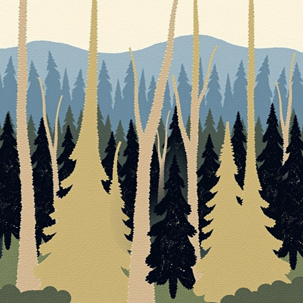 Enchanted Alpine Woods view 2