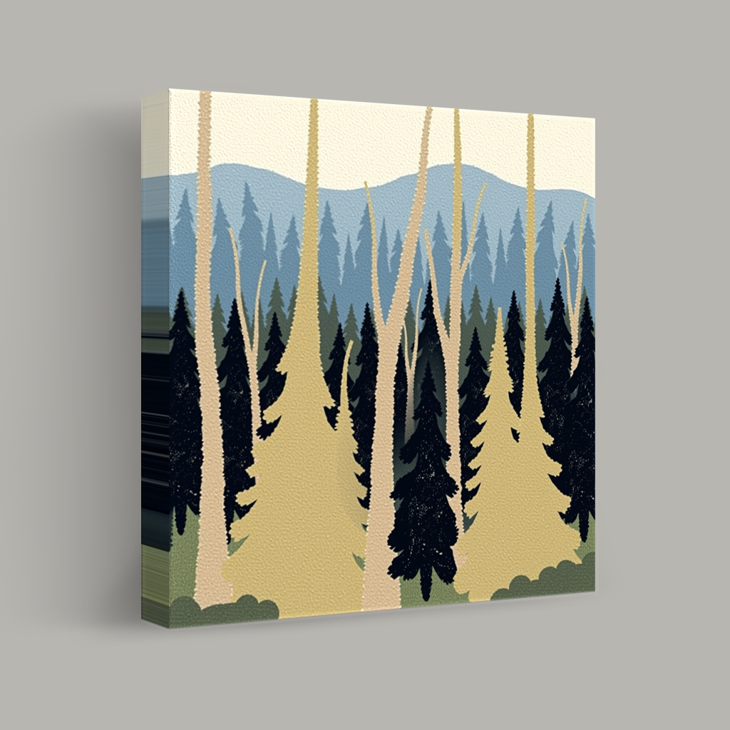 Enchanted Alpine Woods view 1