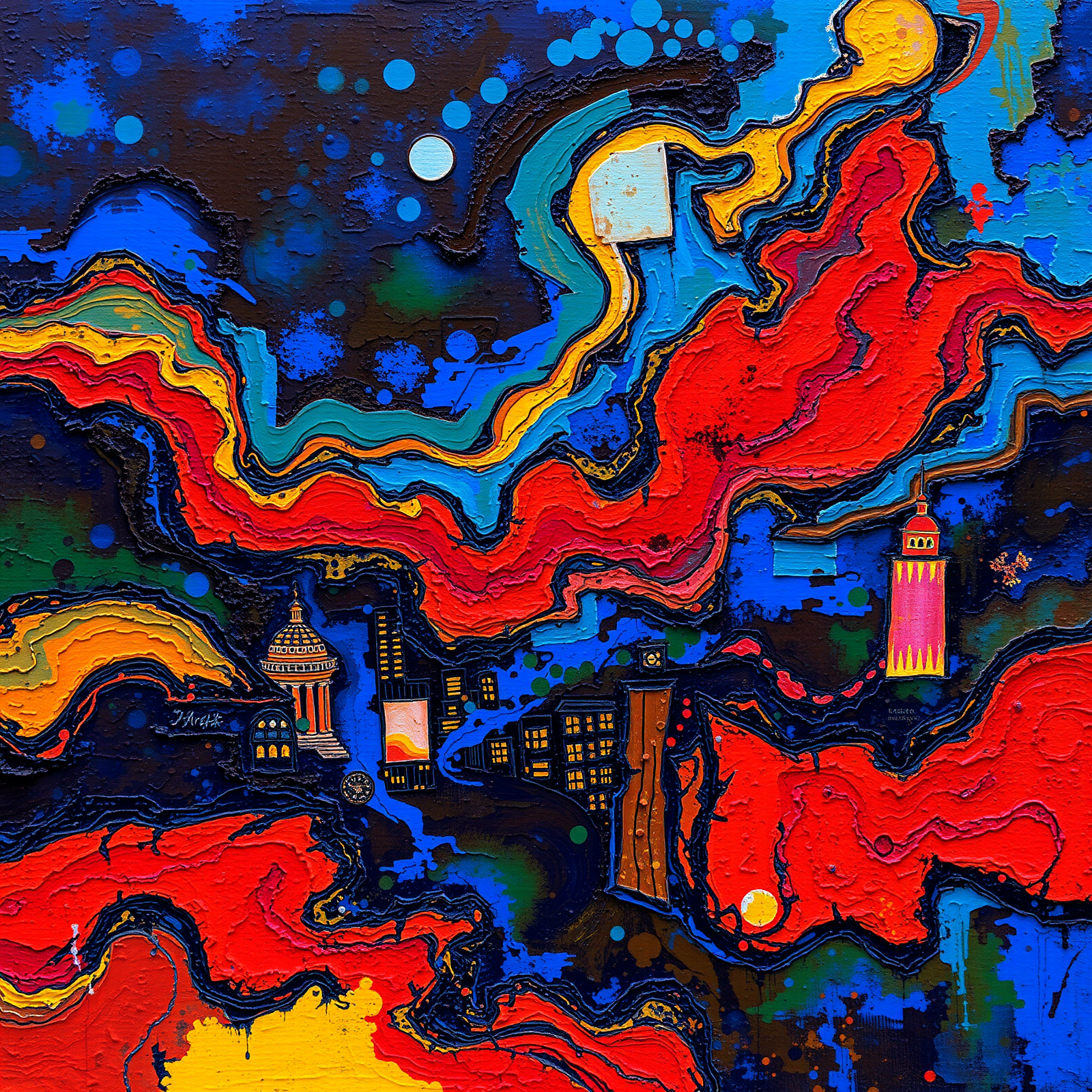 Vibrant Cityscape Dreams view 2