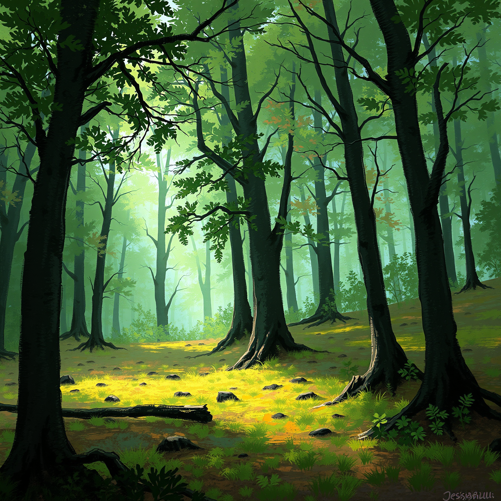 Enchanted Forest Glade view 2