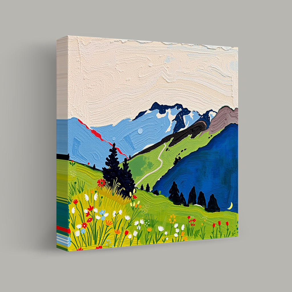 Alpine Meadow Awakening view 1