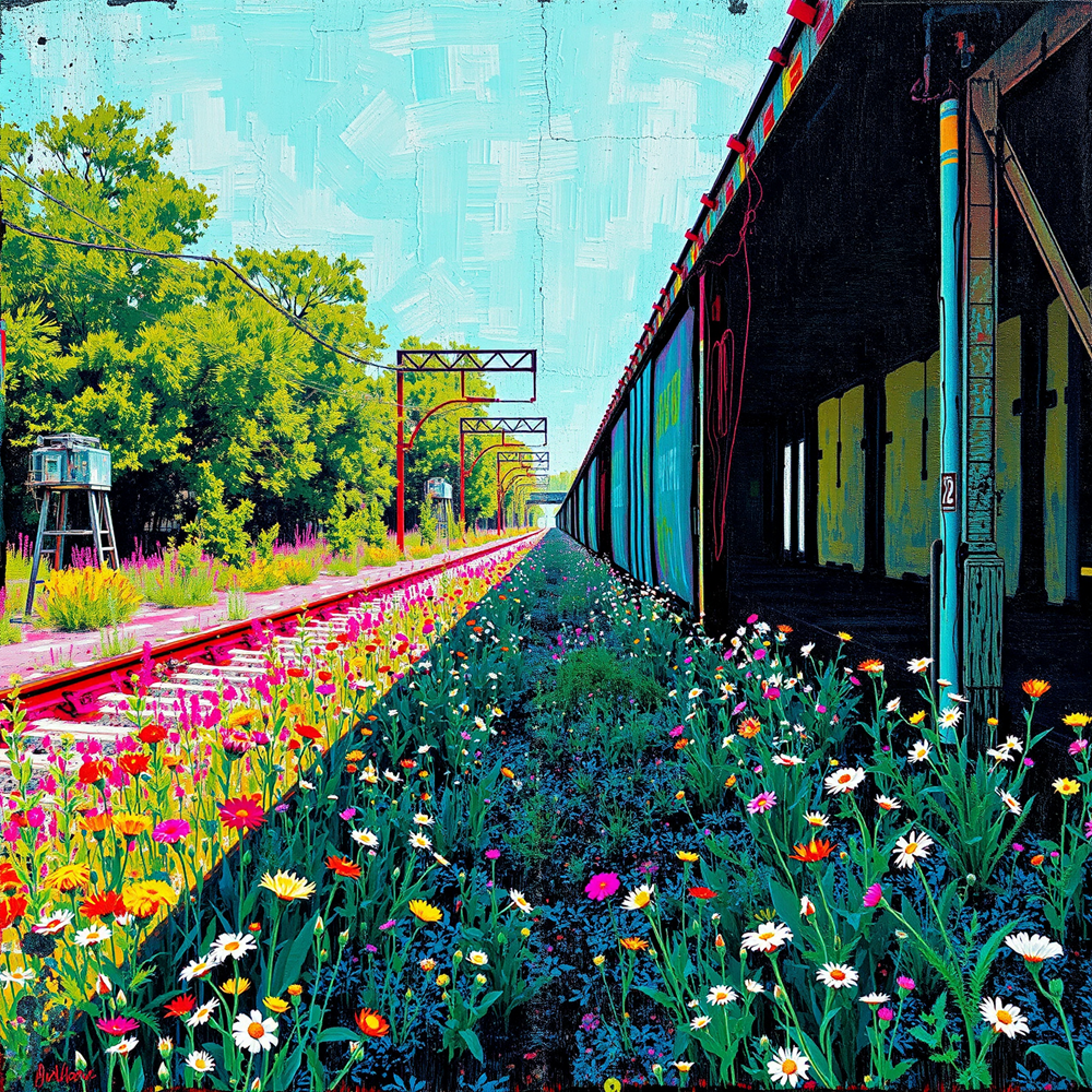 Along the Tracks view 2