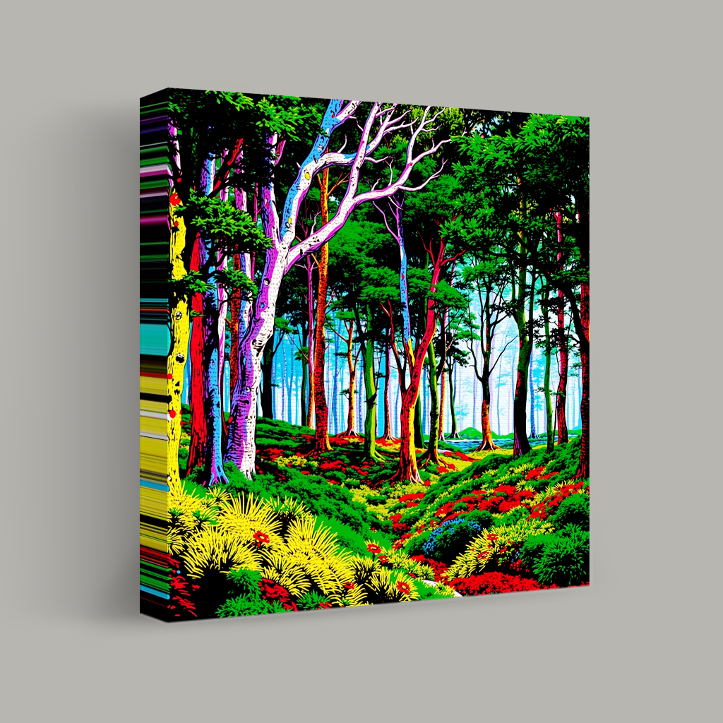 Vibrant Woodland Symphony view 1