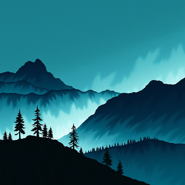 Shadows of the Distant Peaks