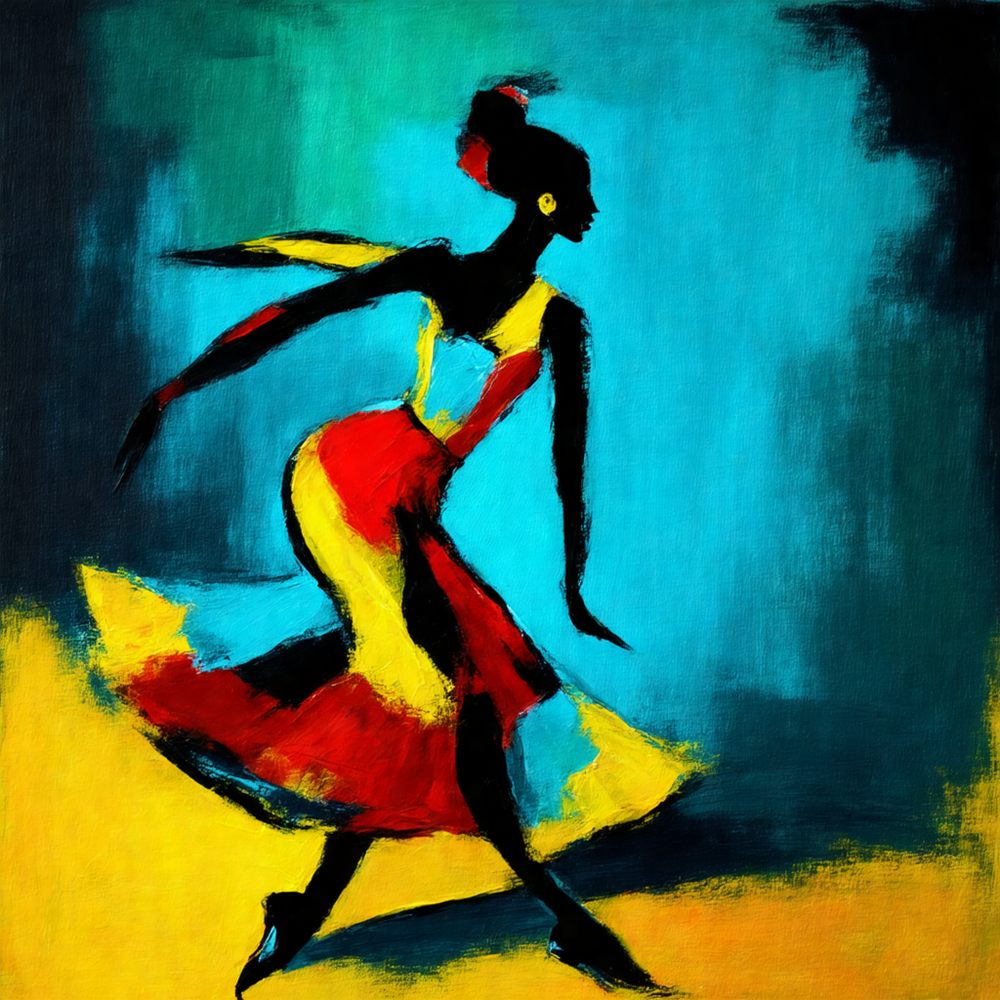 Dance of Vibrant Hues view 2
