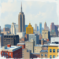 Urban Heights in Brushstrokes thumbnail 2