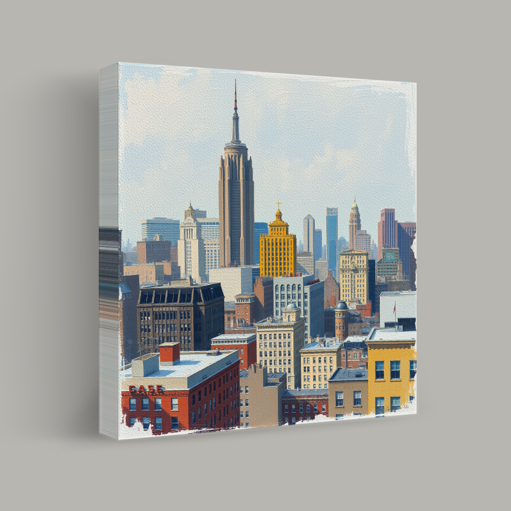 Urban Heights in Brushstrokes view 1