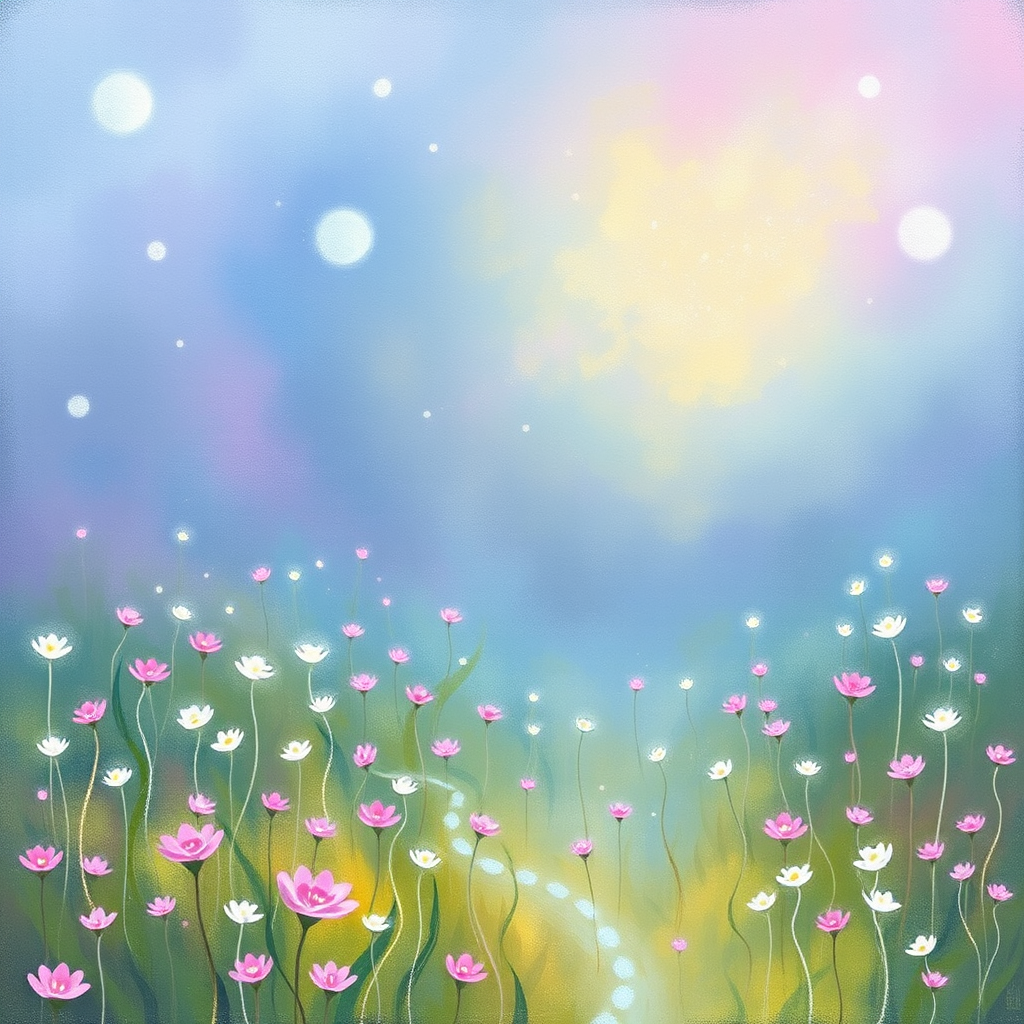 Blüten unter einem verträumten Himmel Ansicht 2