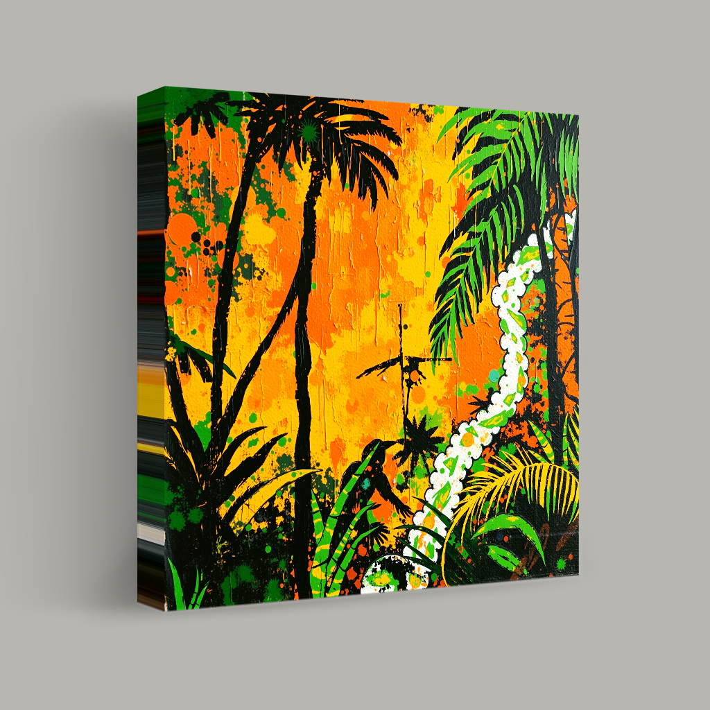 Jungle Awakening at Dusk view 1