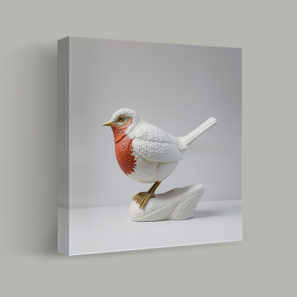 Porcelain Robin Figurine view 1