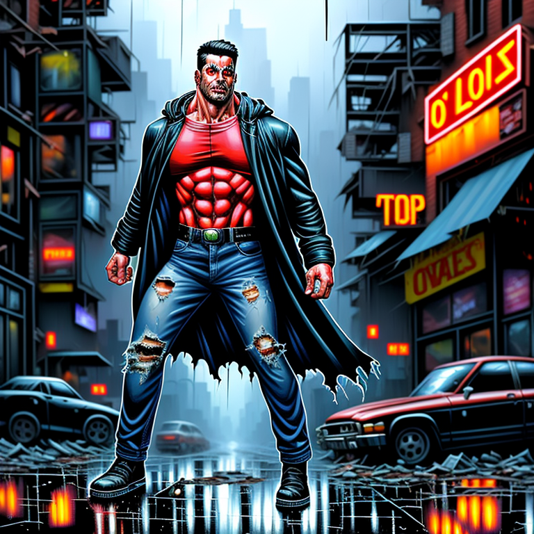Vigilante of the Neon Vortex view 2