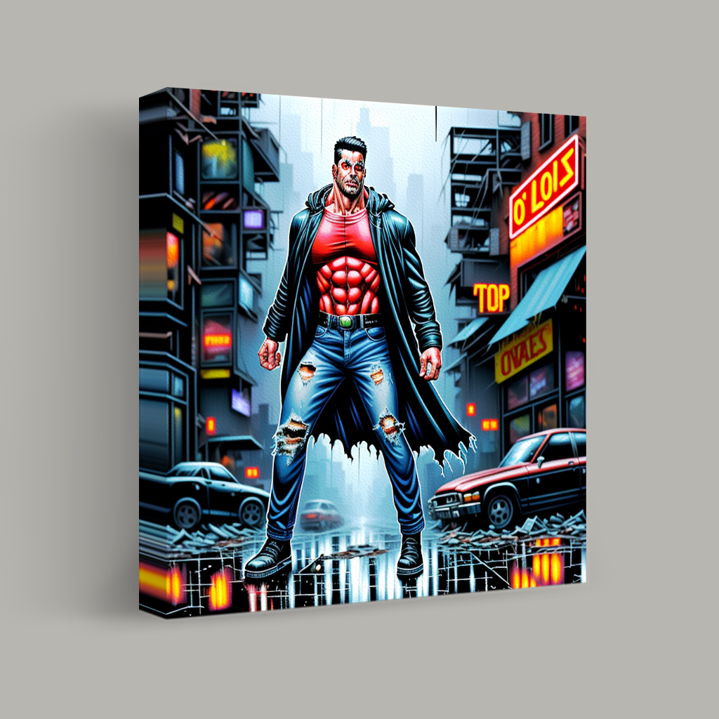 Vigilante of the Neon Vortex view 1