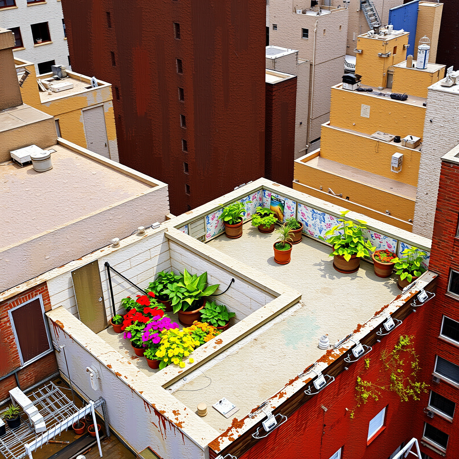 Rooftop Oasis Above the Cityscape view 2