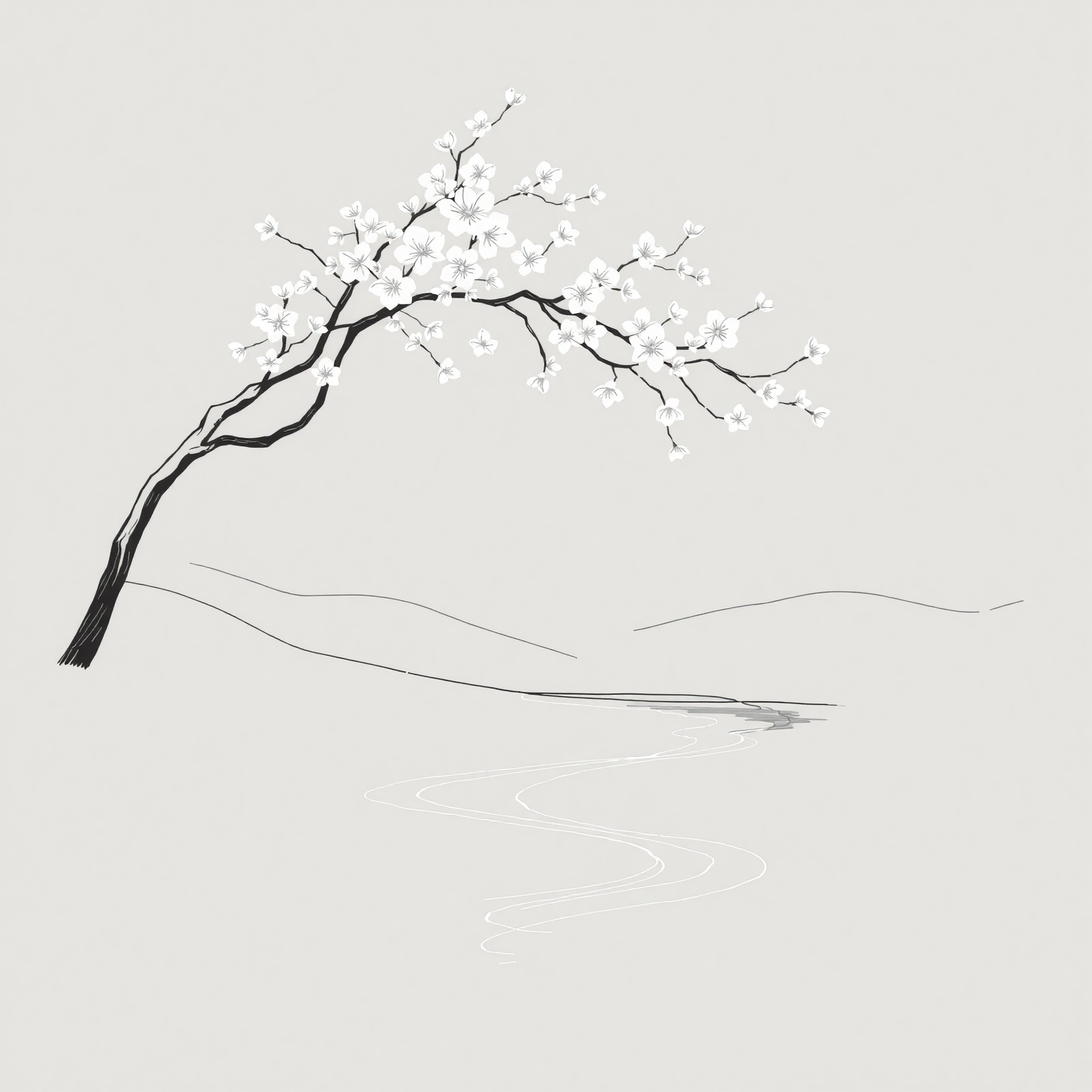 Blossoms Over Stillness view 2